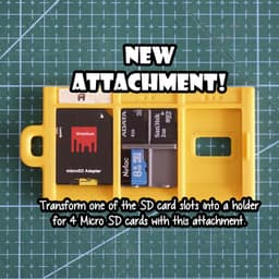 Minimalistic Card-sized SD Card Holder 3d model