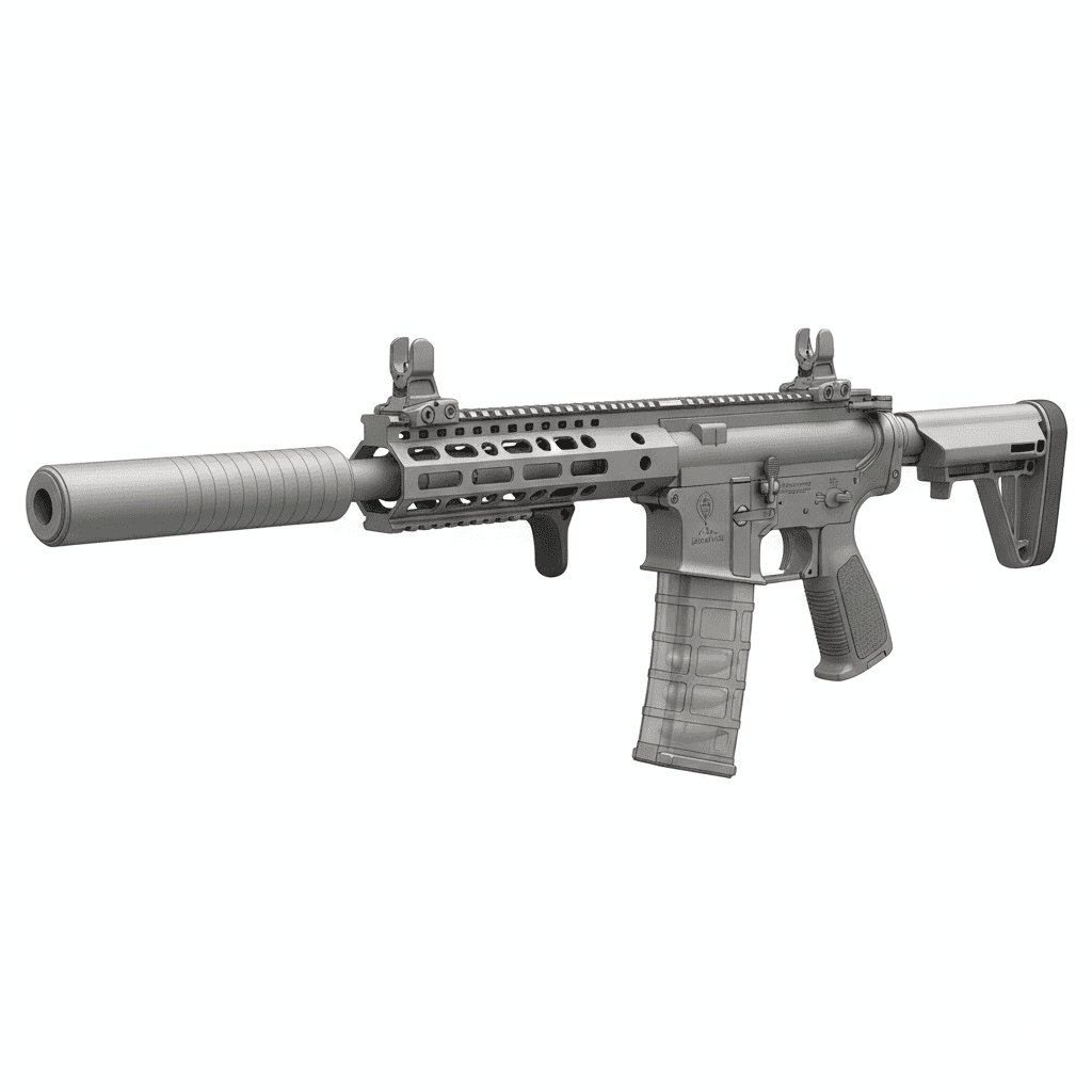 Gun Angstadt UDP 9 Compact Carbine 3d model