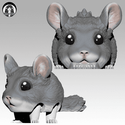 Chinchilla Puffling - Exclusive Model 3d model