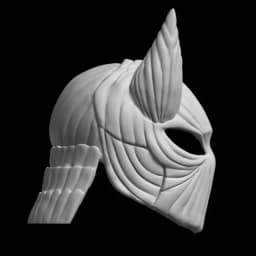 Red Dracula Mask Stl File | Red Dracula Mask Digital File 3d model
