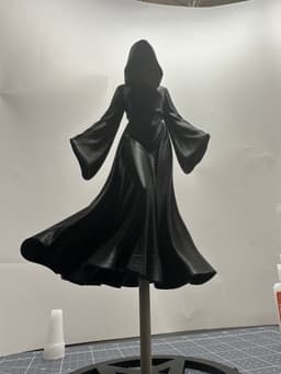 Grim Reaper Floating Lady with Stand 3d model