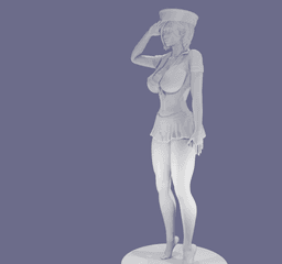 Sexy Sailor GIrl v2 3d model