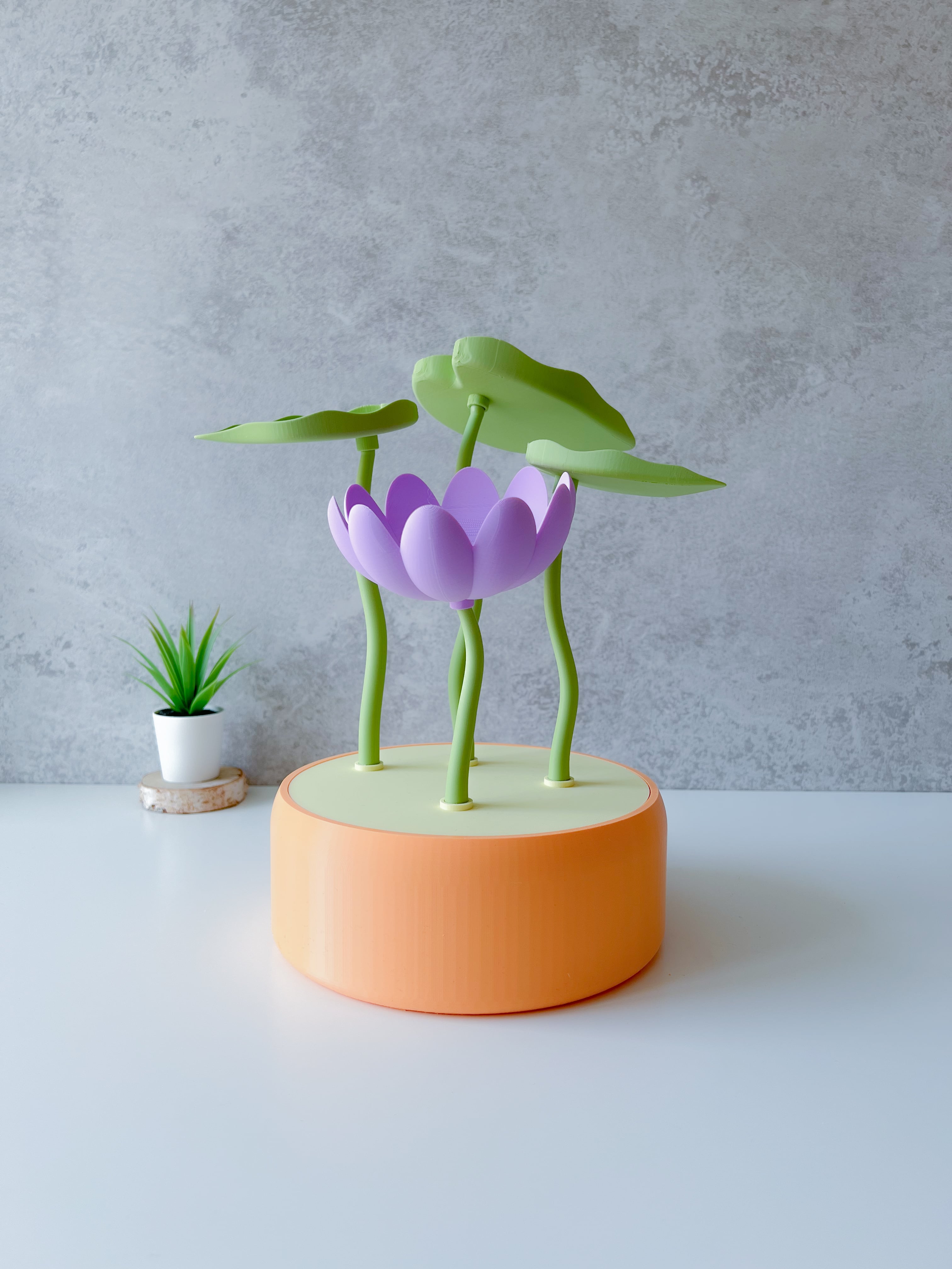 Lotus Pot Vanity Tray 3d model