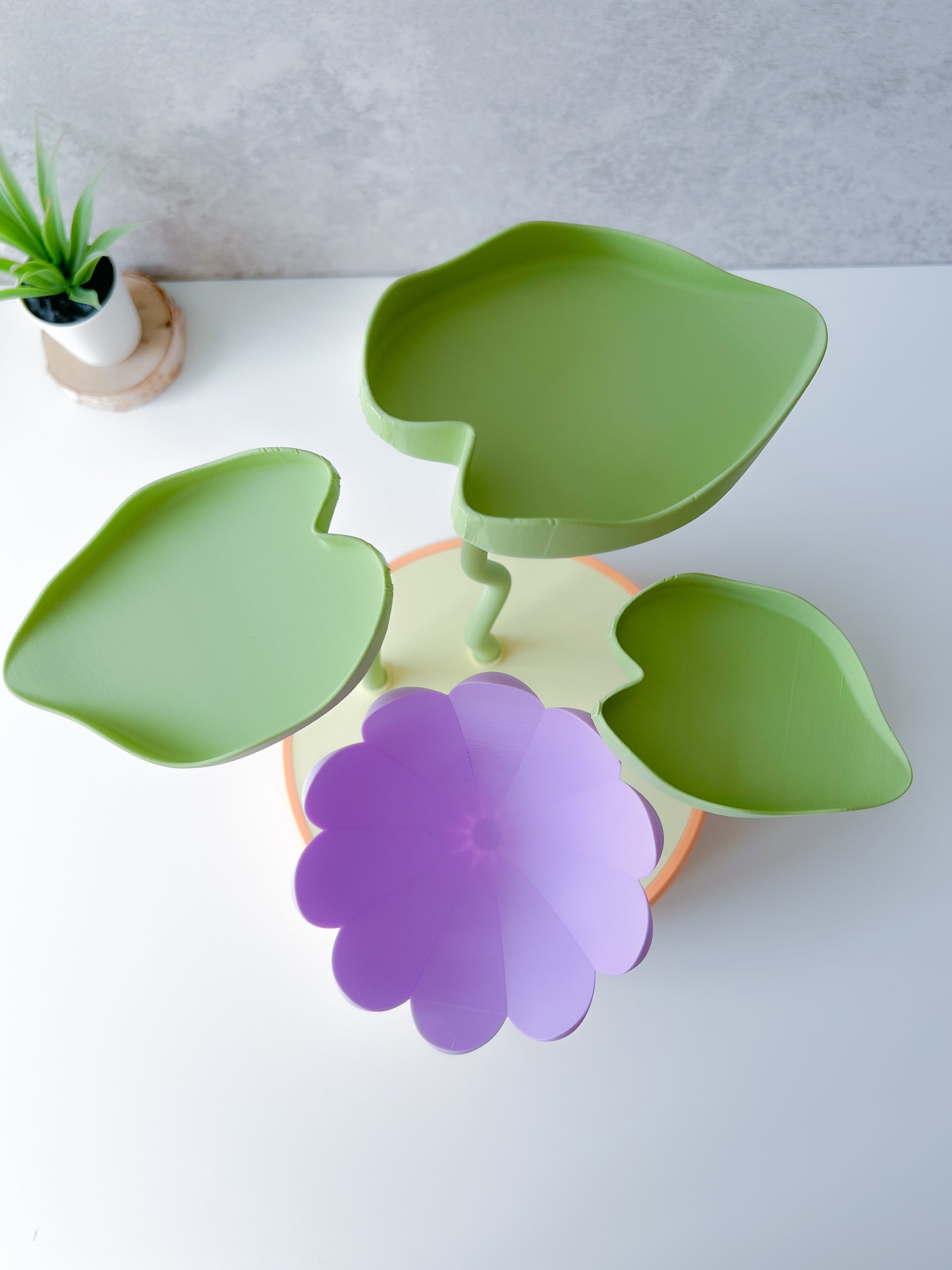 Lotus Pot Vanity Tray 3d model