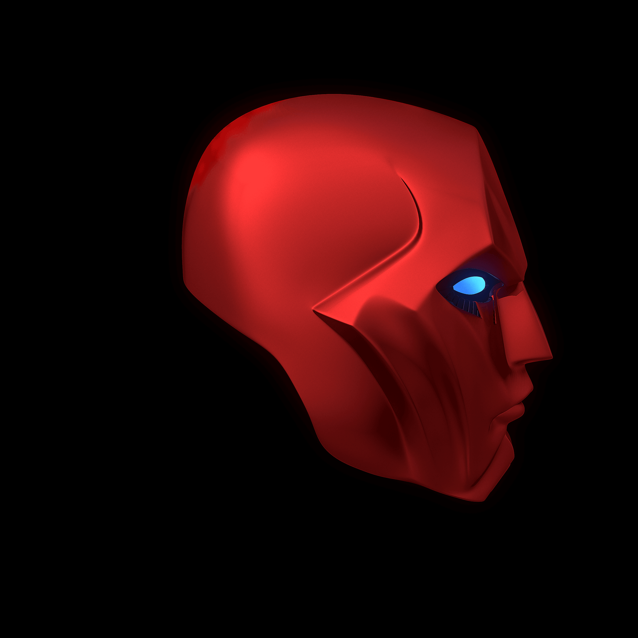 RedHood Tech Helmet 3d model