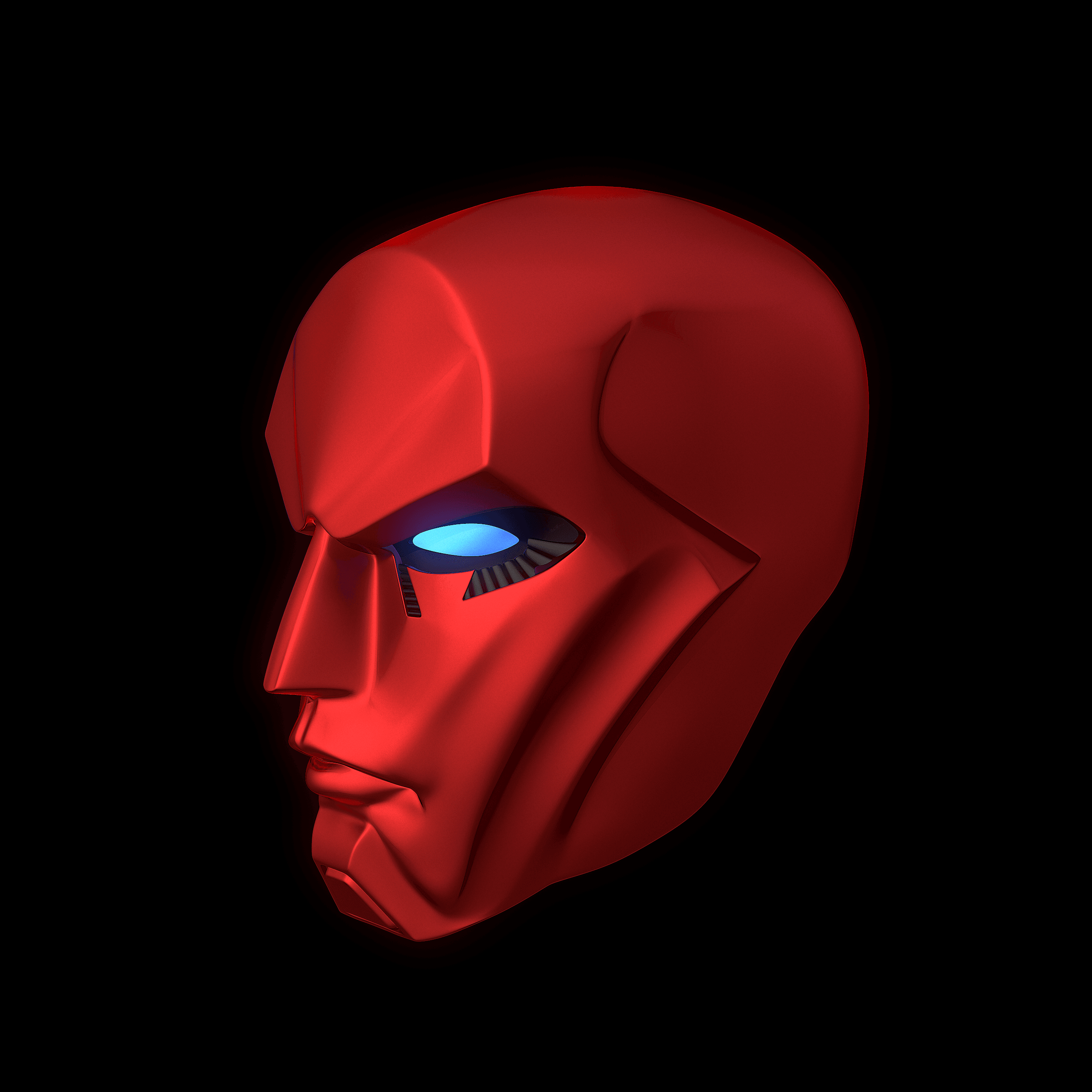 RedHood Tech Helmet 3d model