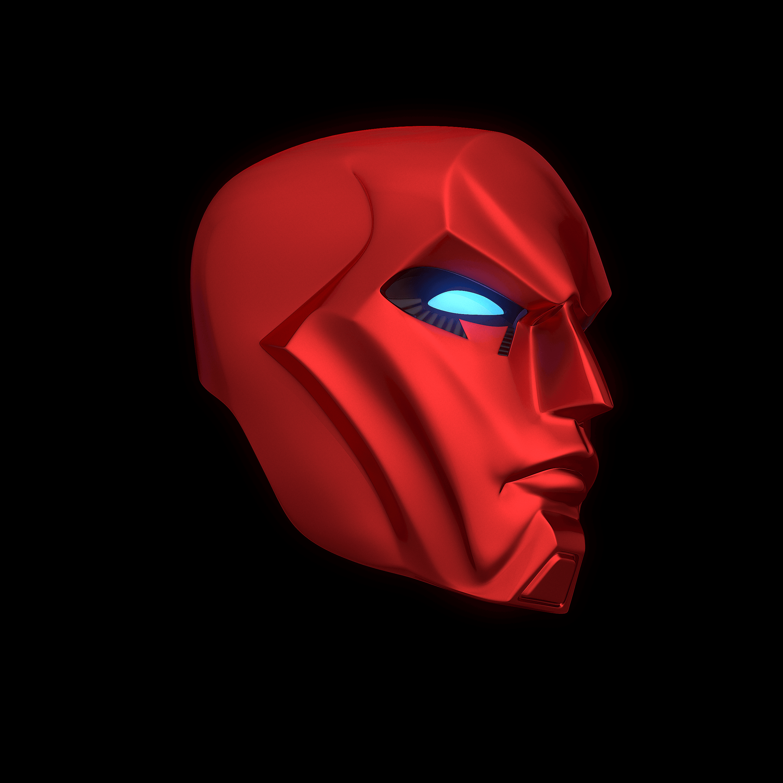 RedHood Tech Helmet 3d model