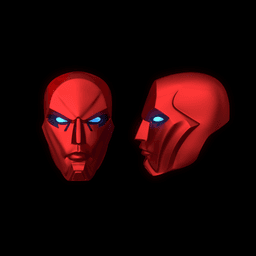RedHood Tech Helmet 3d model