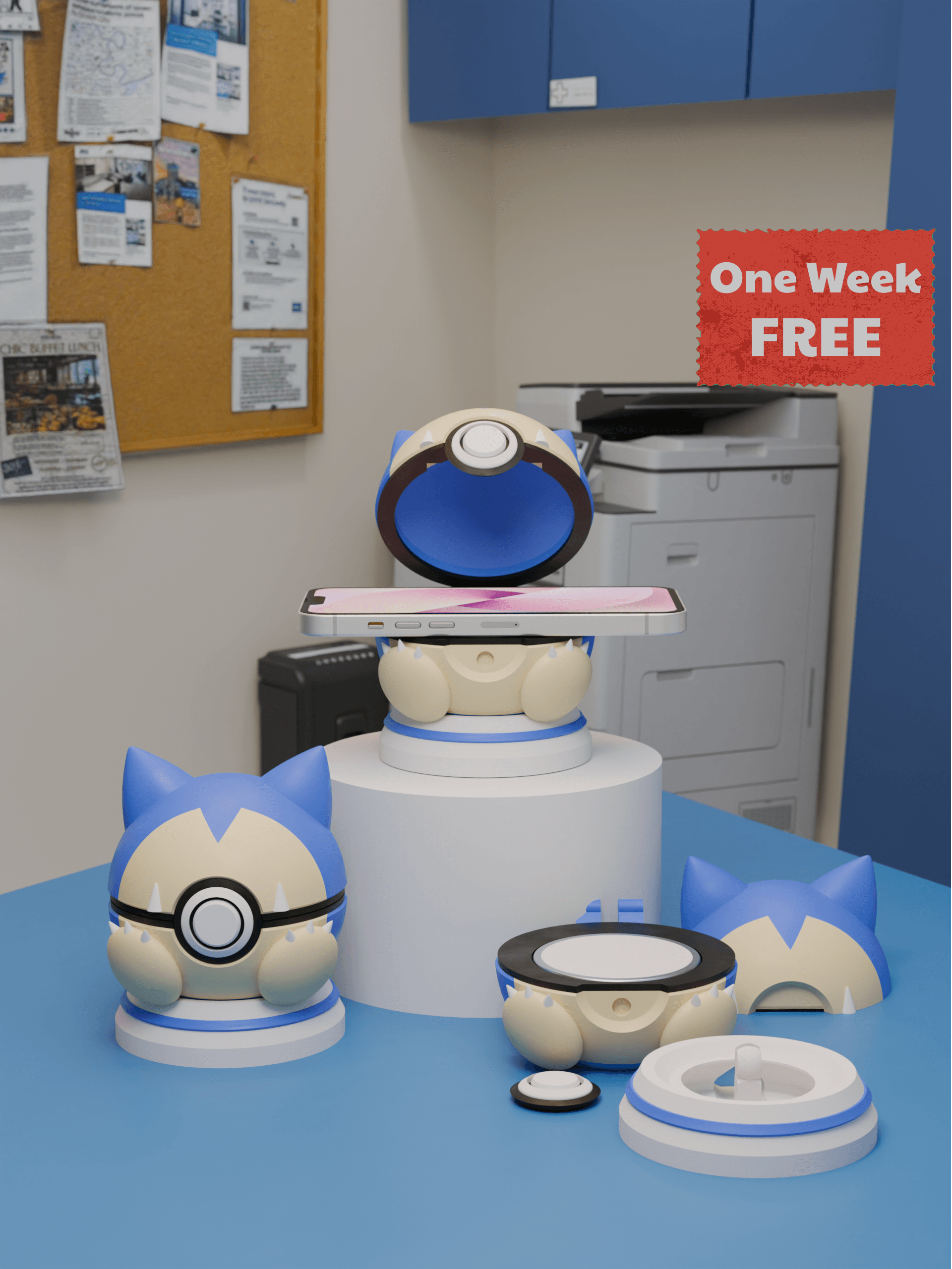 Snorlax Pokeball Magsafe 3d model