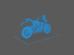 KTM - Duke 125 Wall Art 3d model