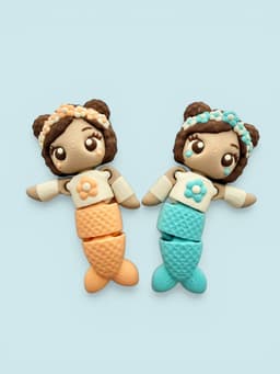 Kawaii (Cute) Spring Mermaids 3d model