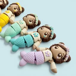 Kawaii (Cute) Spring Mermaids 3d model
