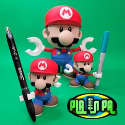 Articulating Toy Mini Mario multi part 3d model