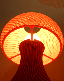 Mushroom Lamps Set 1 3d model
