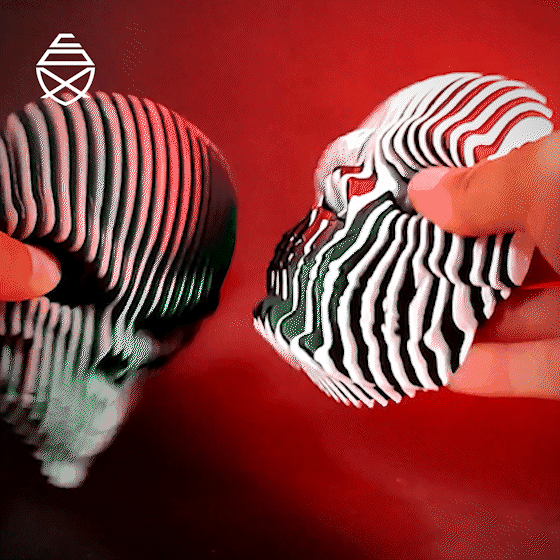 Quantum Skull 3d model
