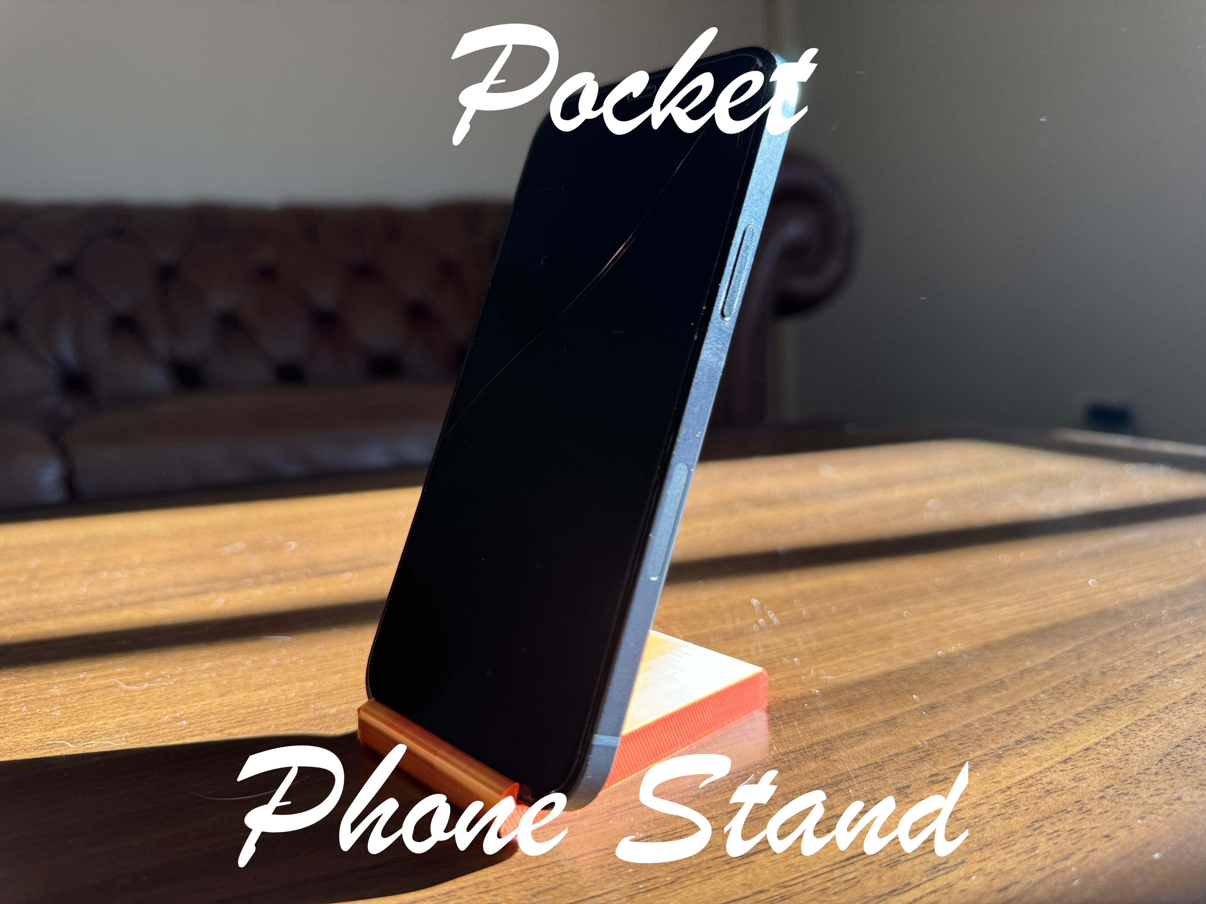Pocket Phone Stand 3d model