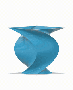 Twisted Abstract Vase 3d model