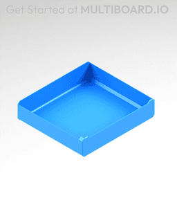 4x1x3.5 LU - MultiBin Simple Drawer 3d model