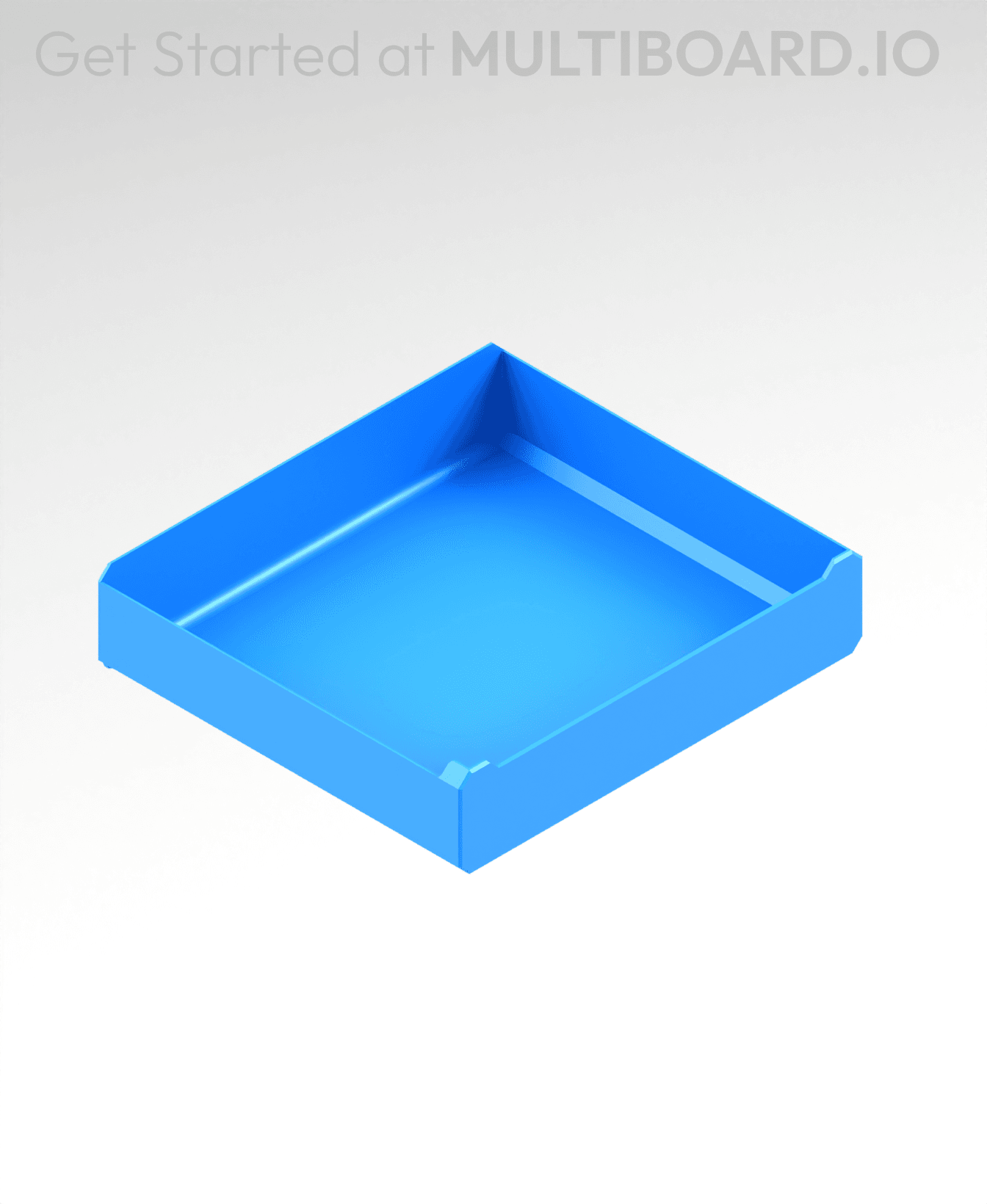 4x1x3.5 LU - MultiBin Simple Drawer 3d model