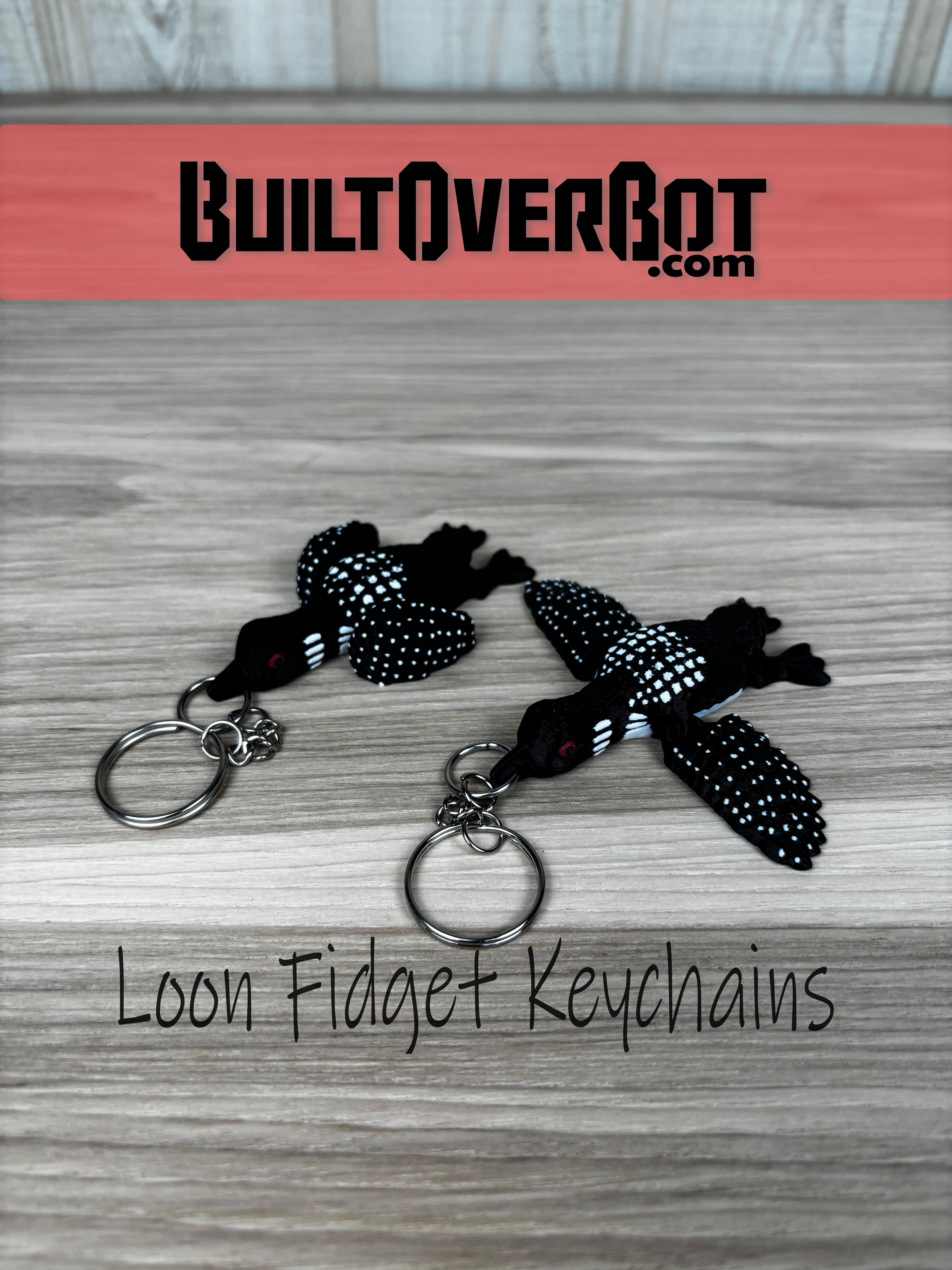 Loon Fidget Keychains 3d model