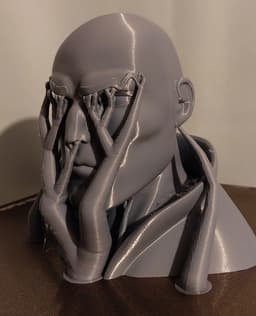 Nameless, the metabaron - Bust 3d model