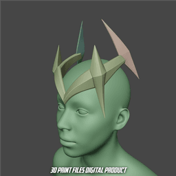 Red Witch Crown Marvel Rivals 3d model