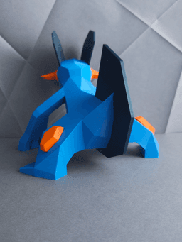 Swampert Low Poly Pokemon 3d model