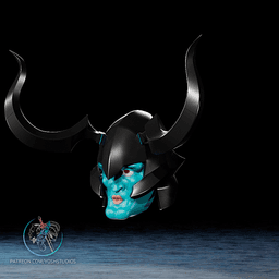 Iron Shadow Helmet 3D Printer File STL 3d model