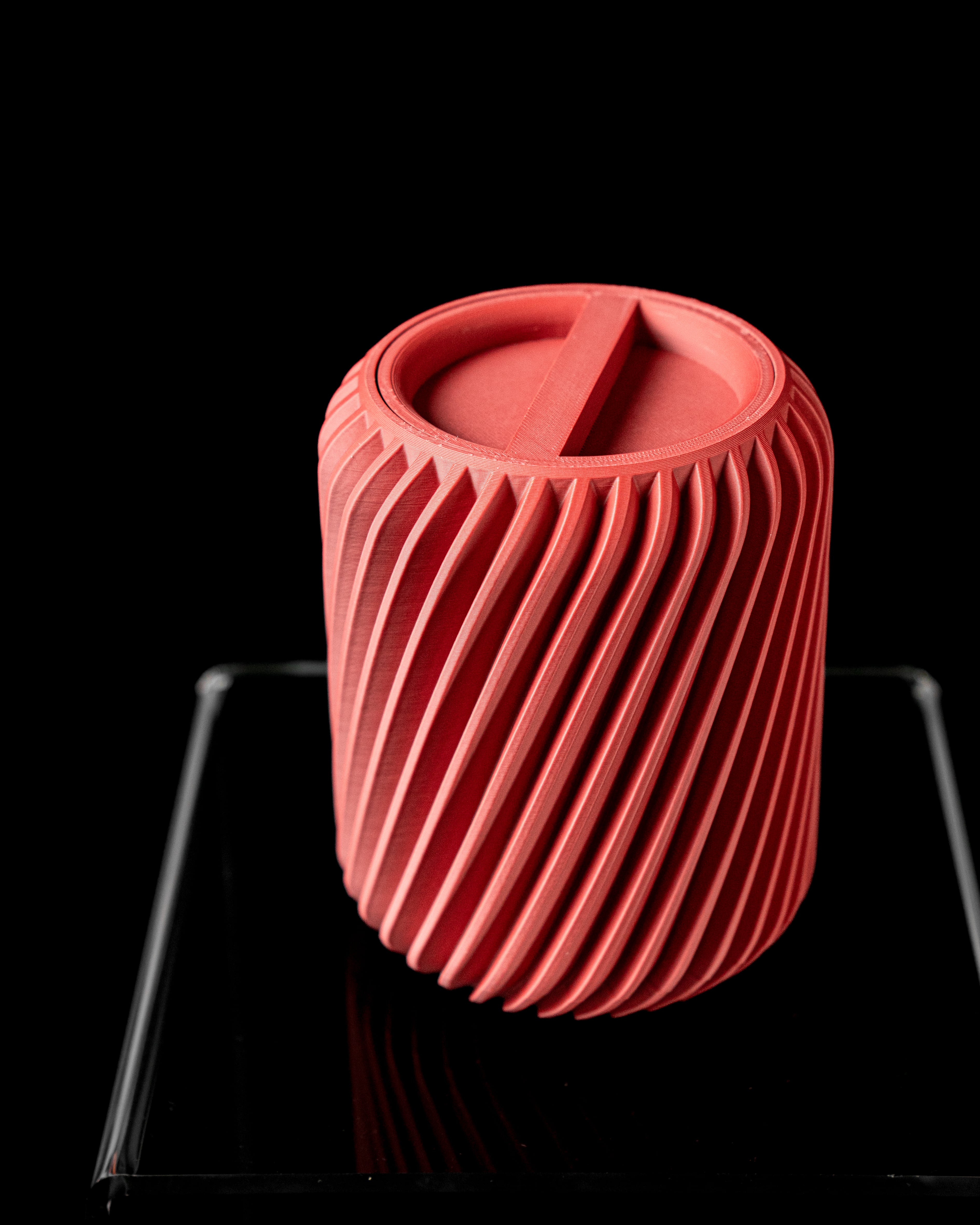 Ridged Storage Container by MODERN MACHINE 3d model
