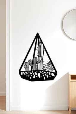 Cactus Wall Art, Wall Decor, Home Decor 3d model