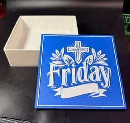 Good Friday Gift Box 3d model