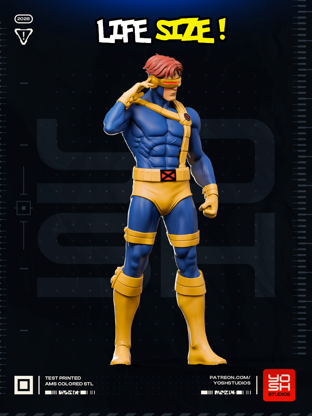 Life Size Cyclops 3D Printer STL File 3d model