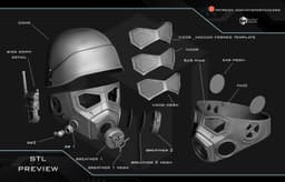 NCR Ranger Helmet Fallout 3d model