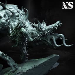 Mh'ithrha and Hounds of Tindalos 3d model