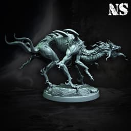 Mh'ithrha and Hounds of Tindalos 3d model
