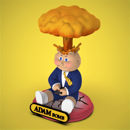 ADAM Bomb -Garbage Pail Kids 3d model