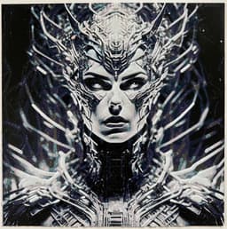 Cybernetic Woman(Hueforge) 3d model
