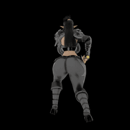 Curvy Elf Rogue 3d model