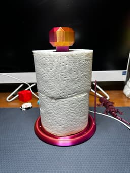 Paper towel holder V4 3d model