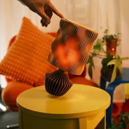 Wavy Lamp Base 3d model