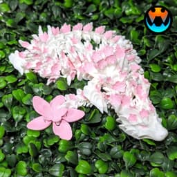 Cherry Blossom Dragon 3d model