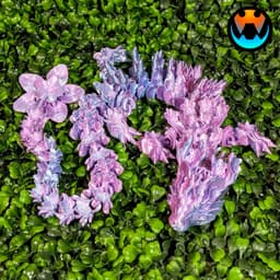 Cherry Blossom Dragon 3d model