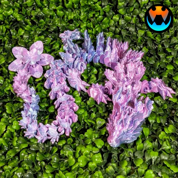 Cherry Blossom Dragon 3d model