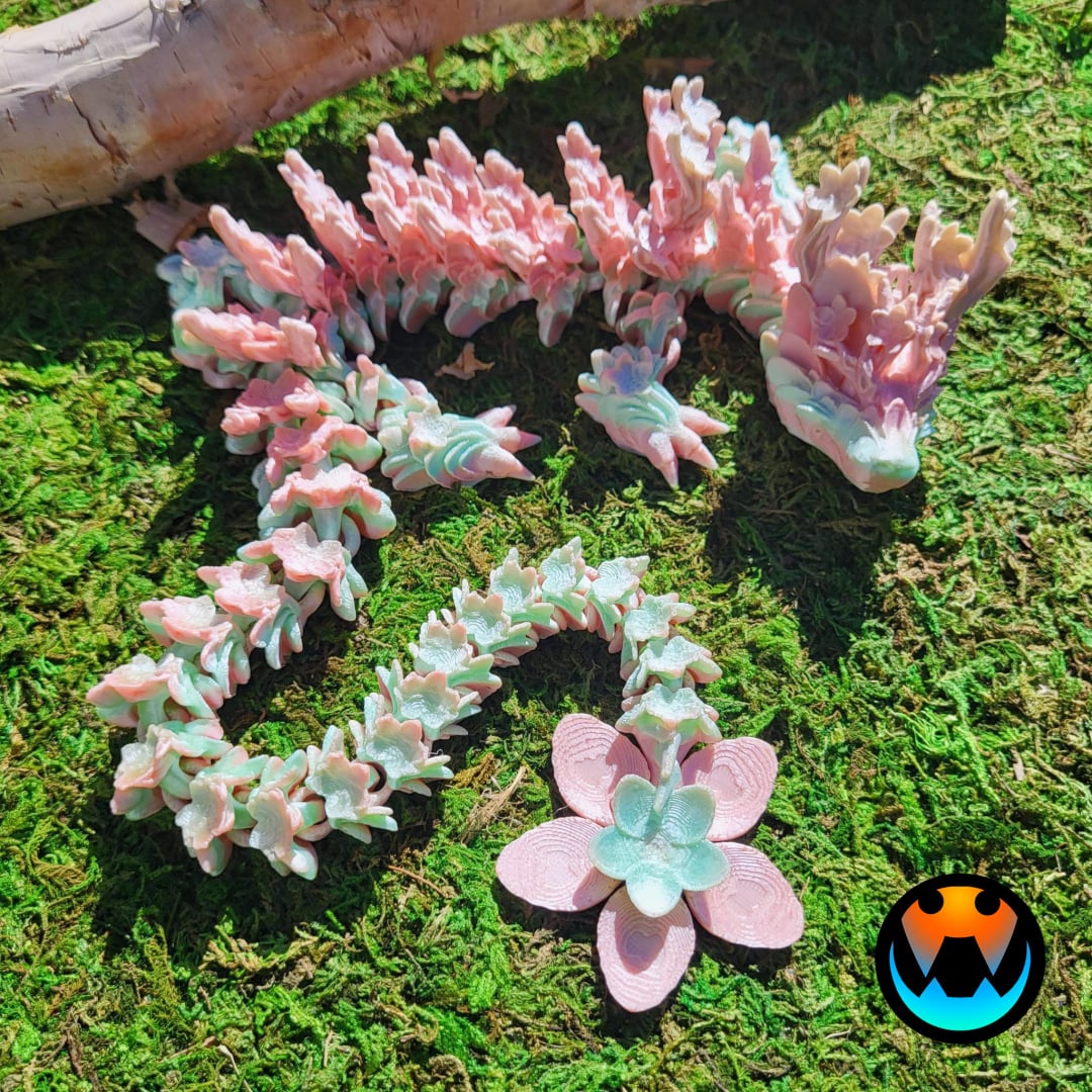 Cherry Blossom Dragon 3d model