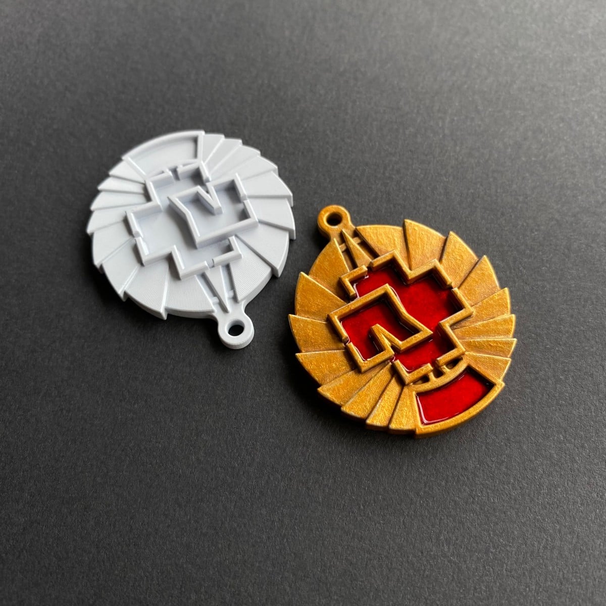 Rammstein Tour 2024 medals 3d model