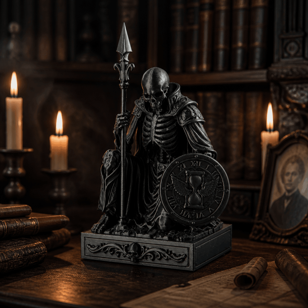 Timekeeper Skeleton Sentinel - Dark Fantasy Skelet 3d model