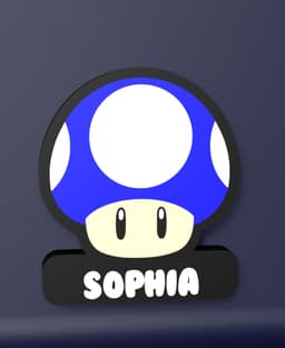 Super Mushroom - LED Strip compatible 3d model