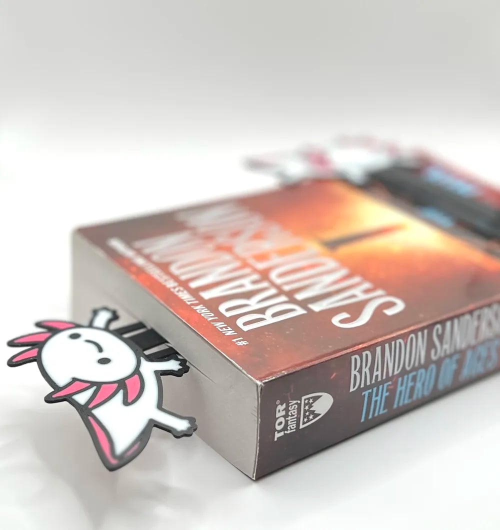 Axolotl Bookmark.3mf 3d model