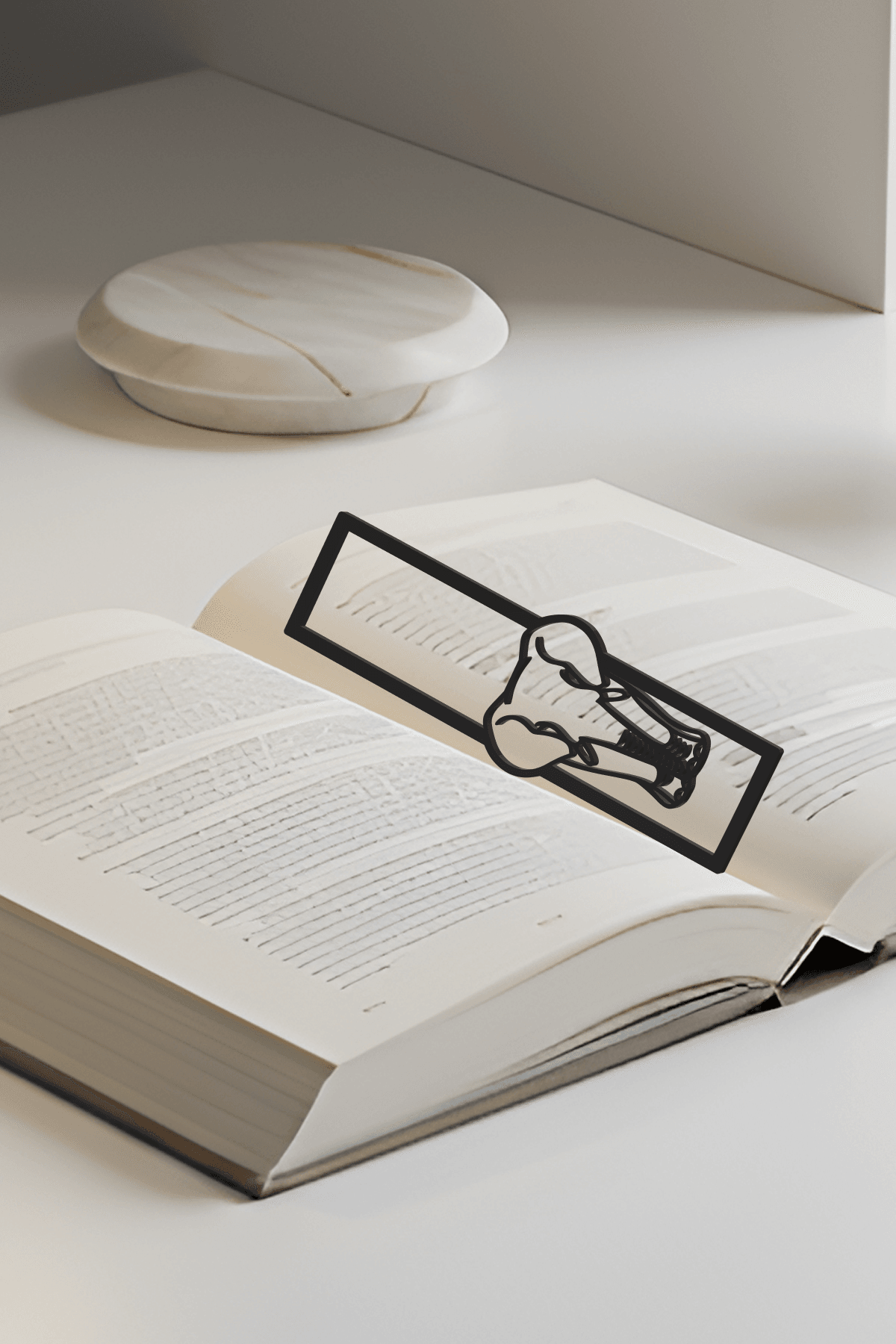 Elephant Bookmark, Gift Idea 3d model