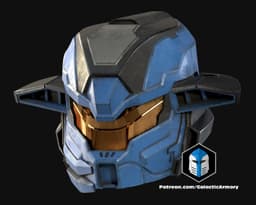 Infinite Thremaleon Helmet - 3D Print Files 3d model